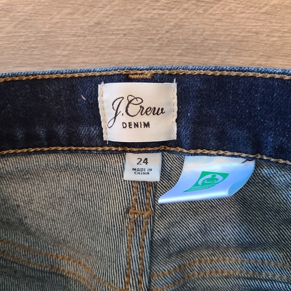 J. Crew 9" High Rise Toothpick Jean Kettle Wash 24 - Picture 5 of 6